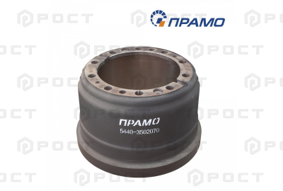 Барабан тормозной задний для МАЗ-5440, 6430, 6312, 6501, 6516 (ПРАМО)